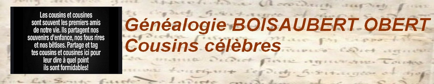 banniere genealogie cousins